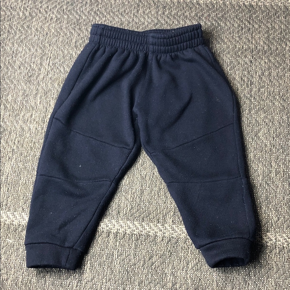 Reebok Kids Navy Blue Fleece Joggers